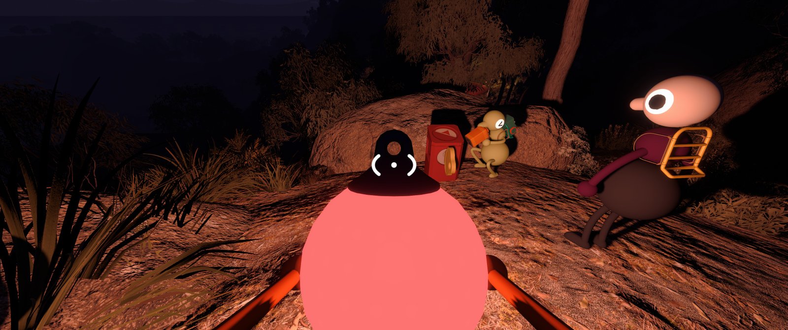 A nice nighttime stroll.